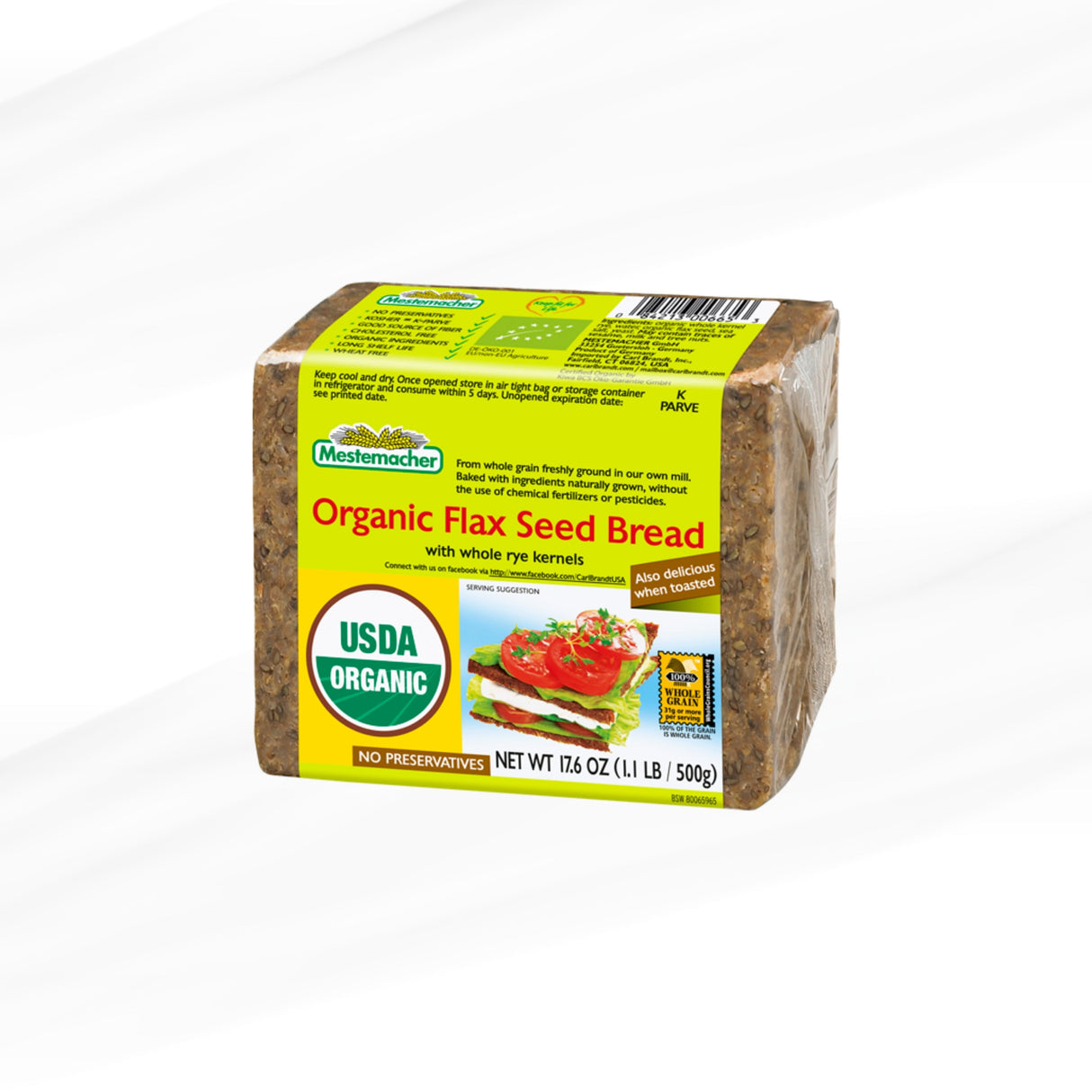 Mestemacher - Flax Seed Bread - 500g